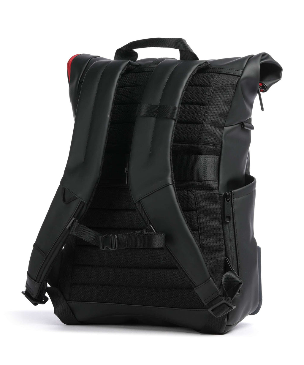 Piquadro Corner Special Ducati Rolltop backpack black