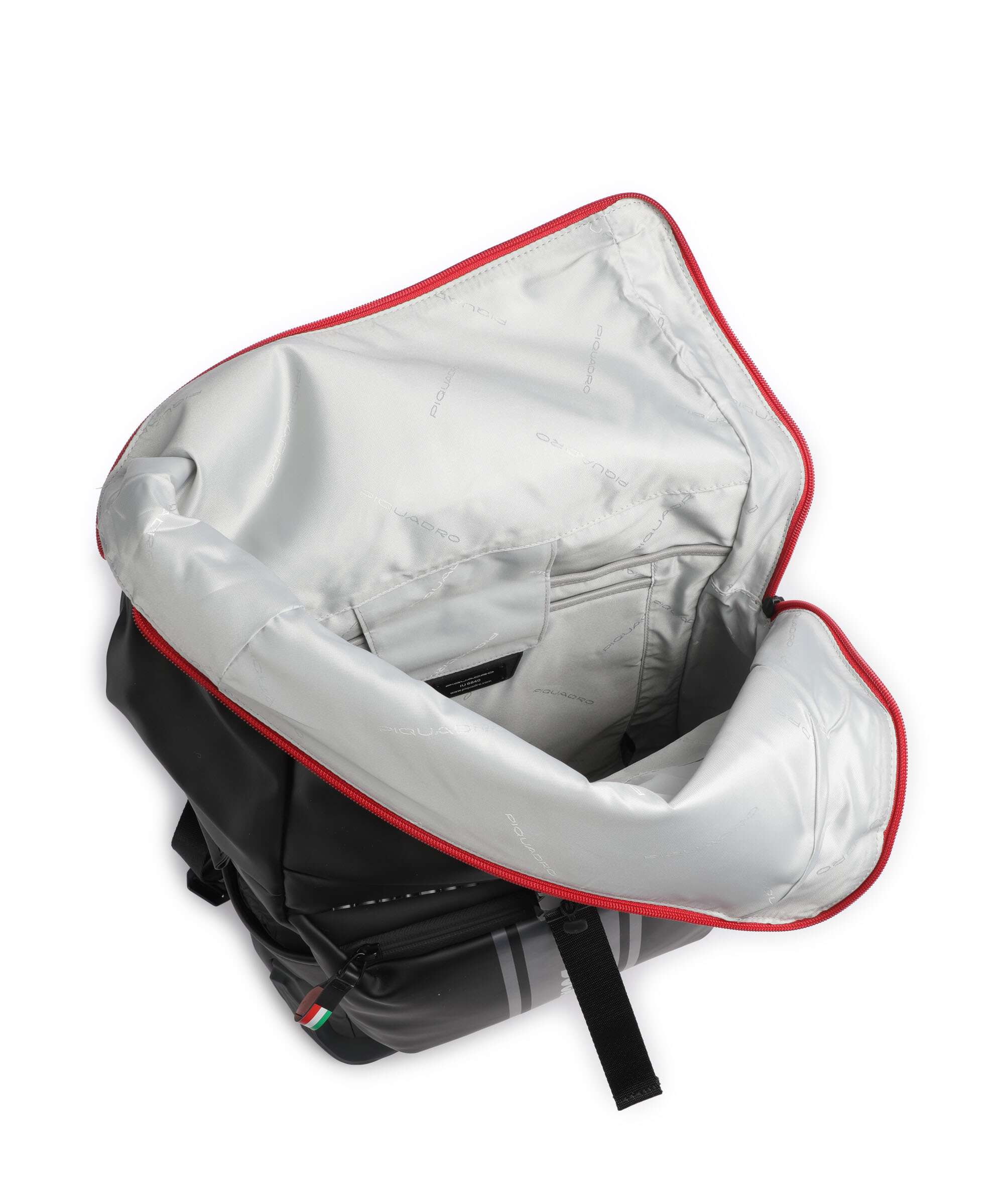 Piquadro Corner Special Ducati Rolltop backpack black