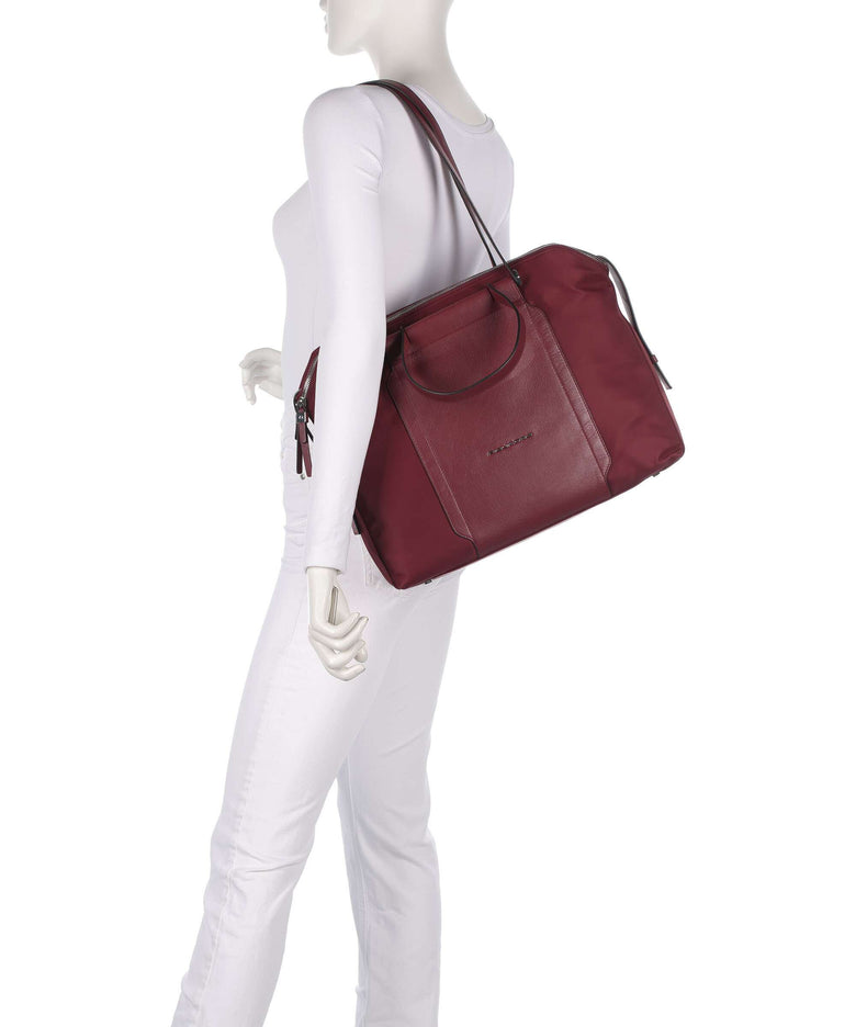 Piquadro W92T Tote bag borgogna