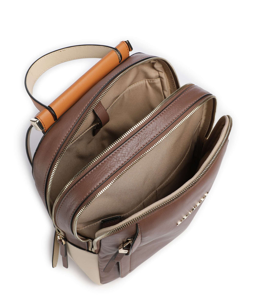 Piquadro Circle RFID Backpack marrone/beige