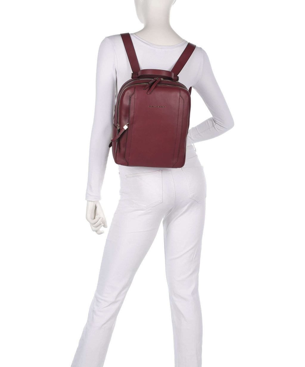Piquadro Circle RFID Backpack borgogna