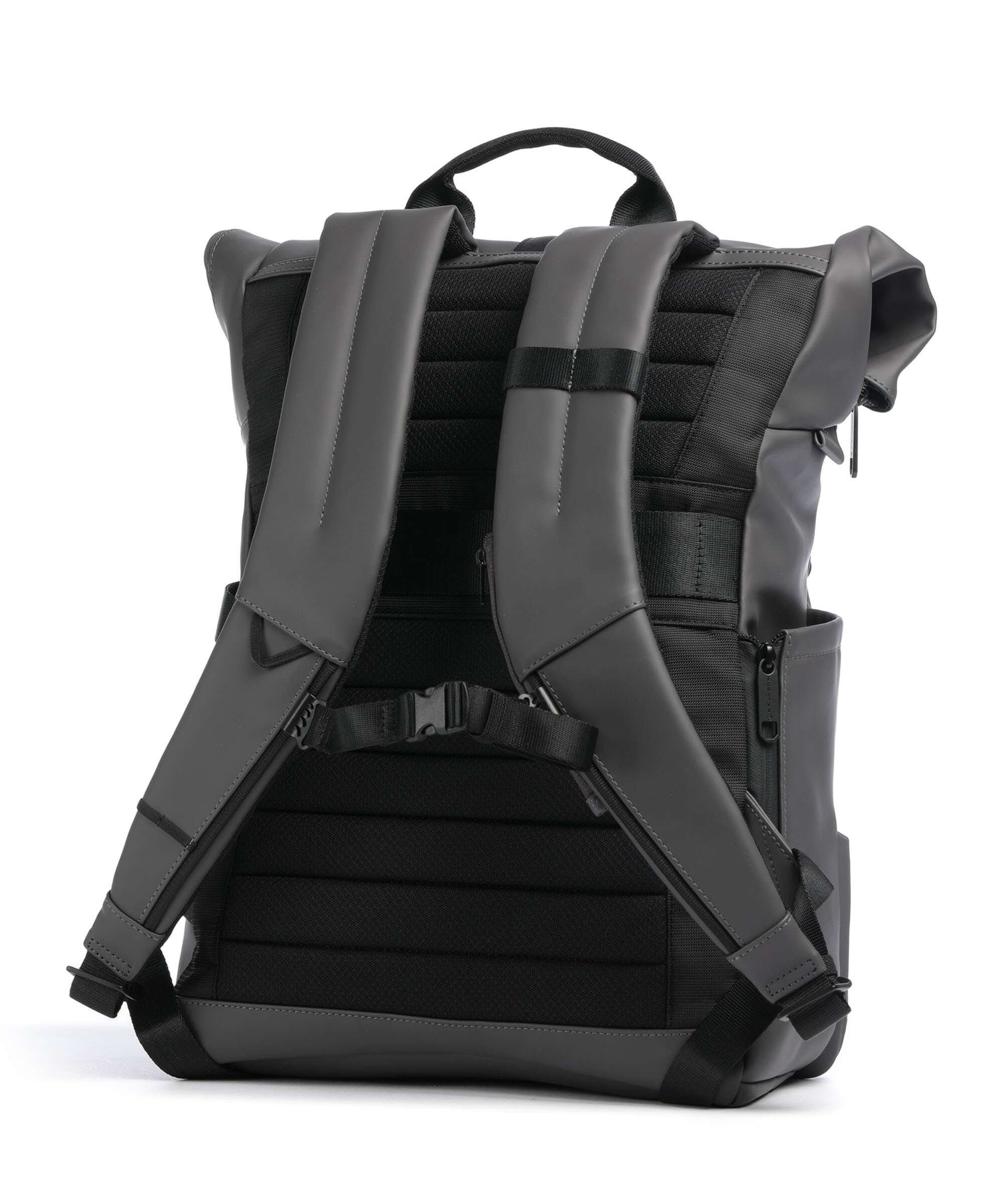 Piquadro Corner 2.0 Rolltop backpack grigio