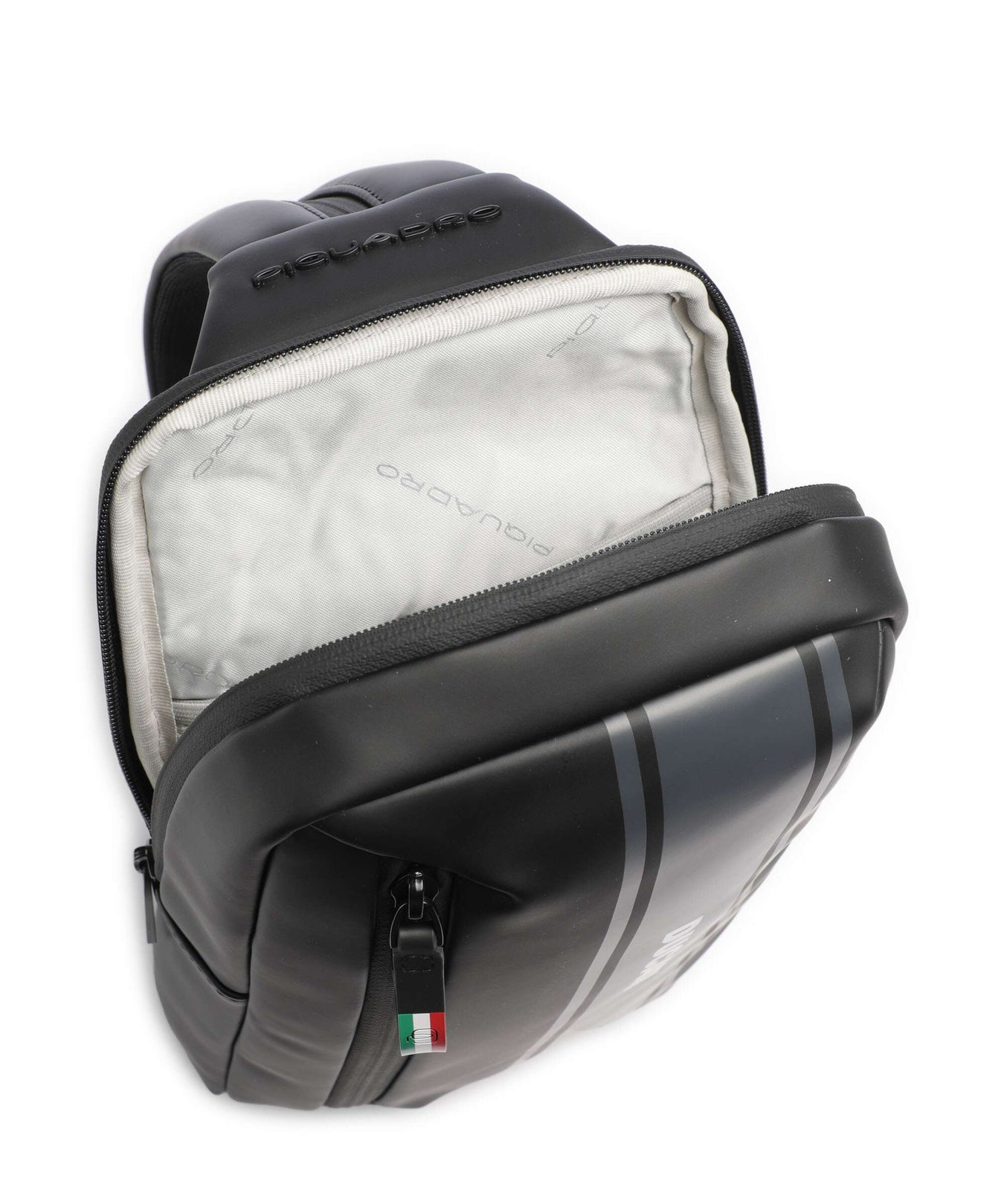 Piquadro Ducati C2OWD Sling bag nero