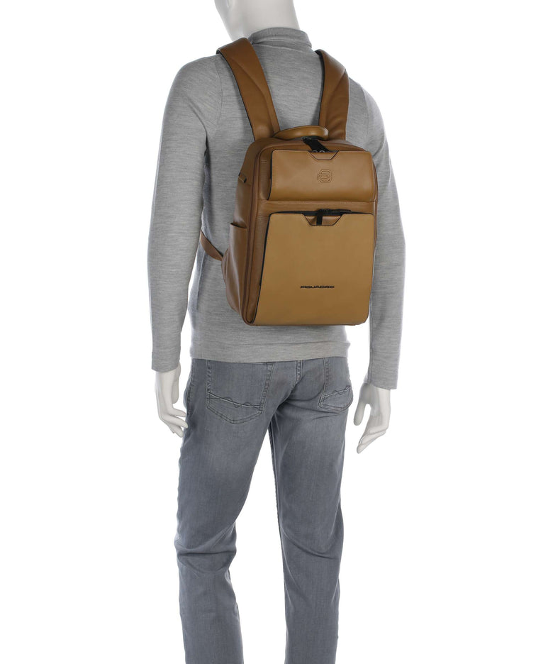 Piquadro Ael Laptop backpack yellow