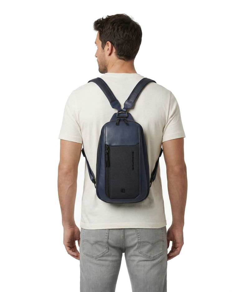 Piquadro Lyss Sling bag blue