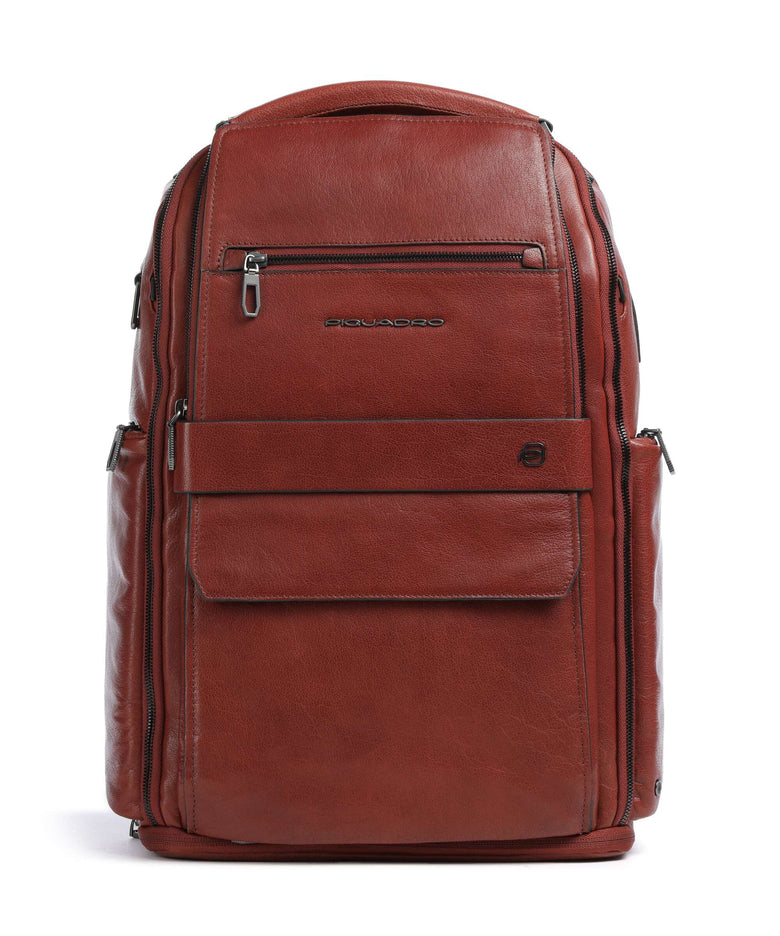 Piquadro Solm Travel backpack cuoio