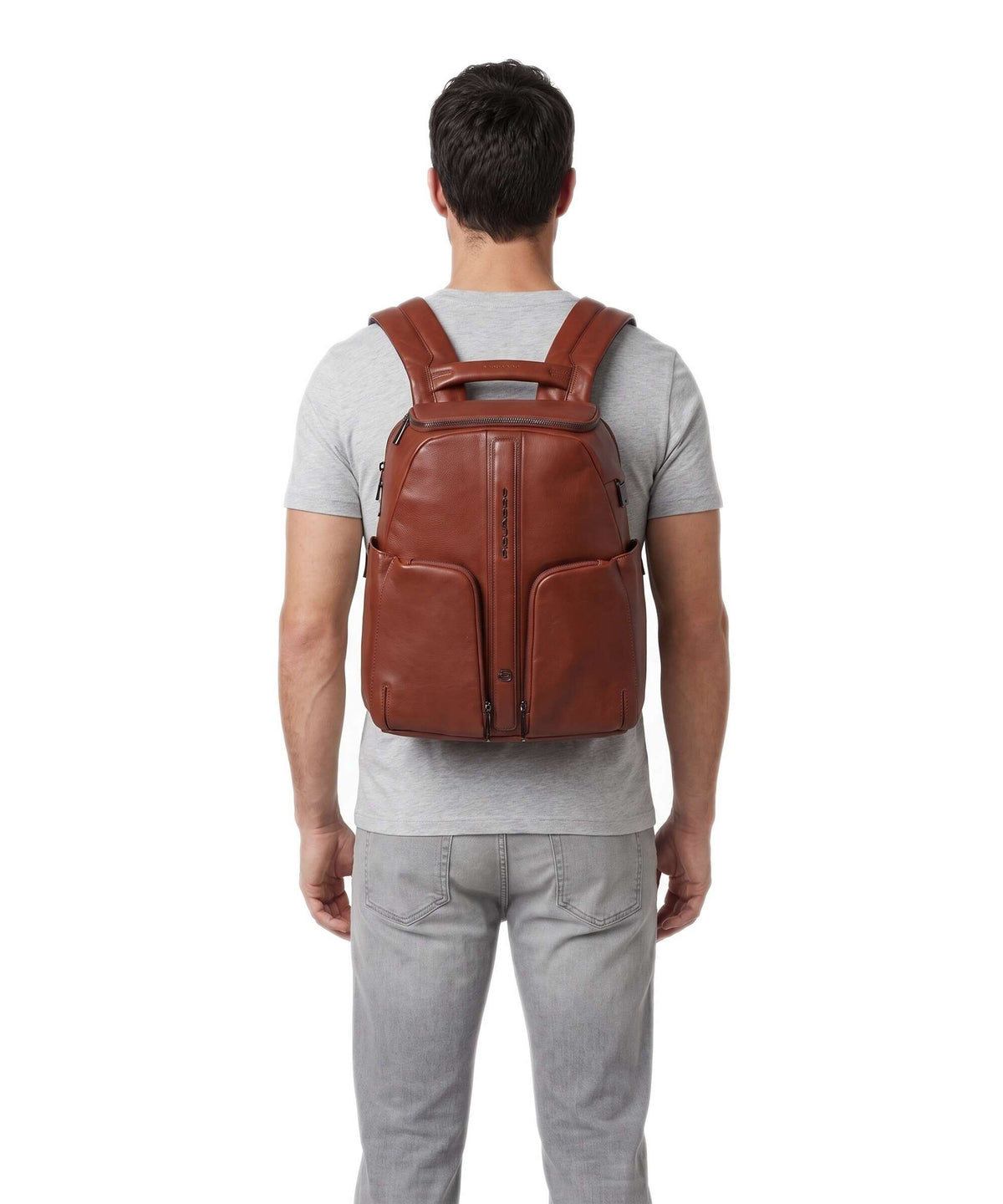 Piquadro Victor 20 Laptop backpack tan