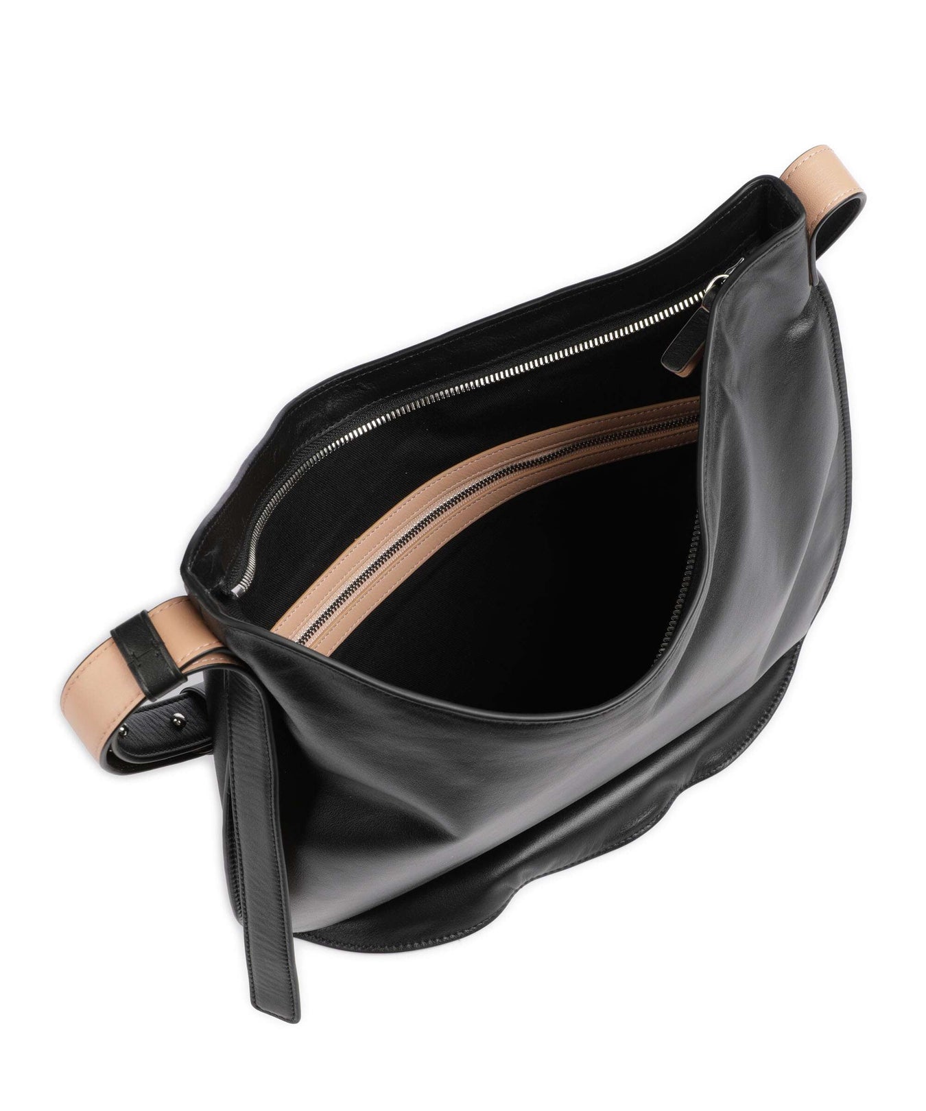DuDu Bags Sylvie Hobo bag black