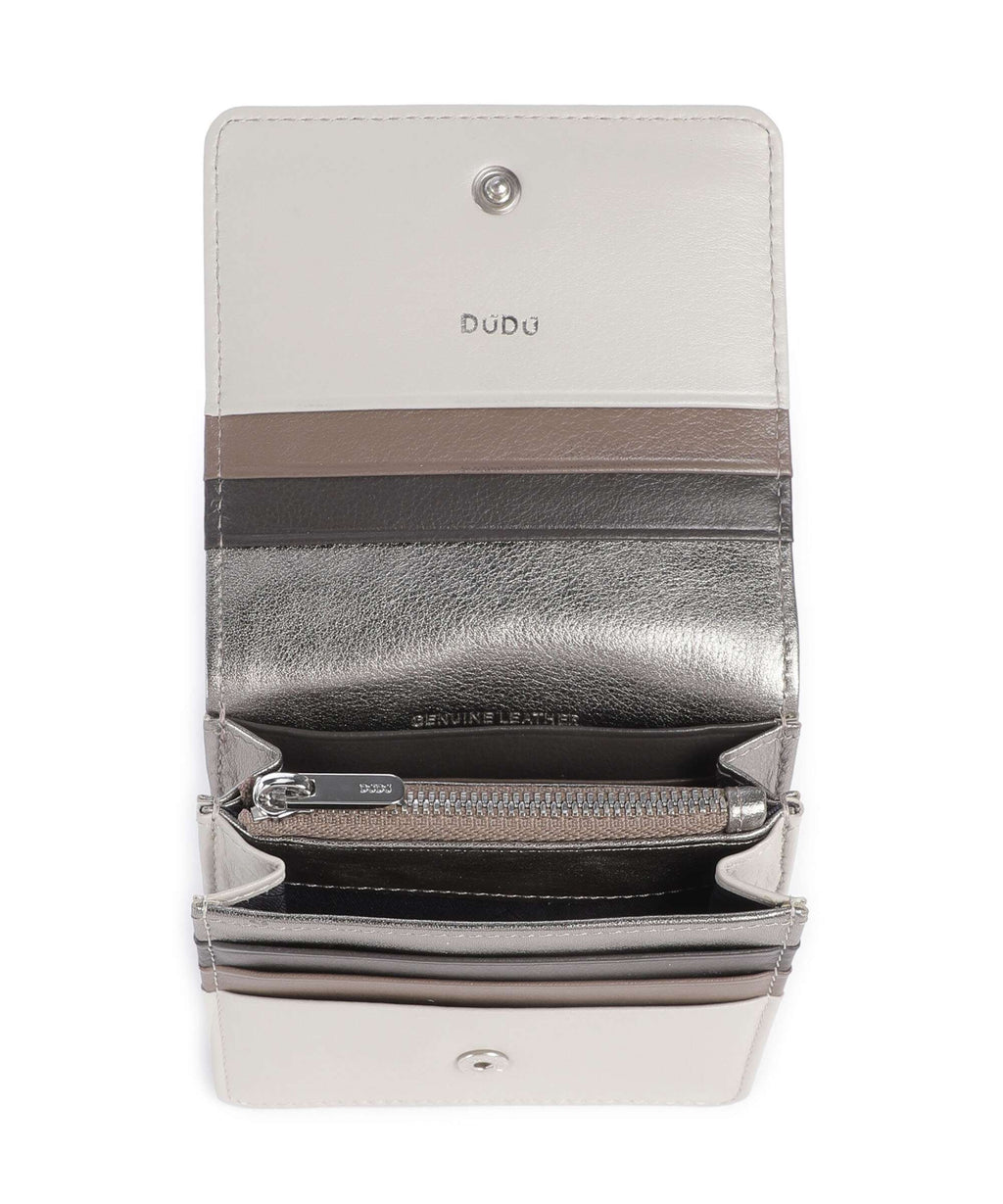 DuDu Bags Flores RFID Wallet dark silver