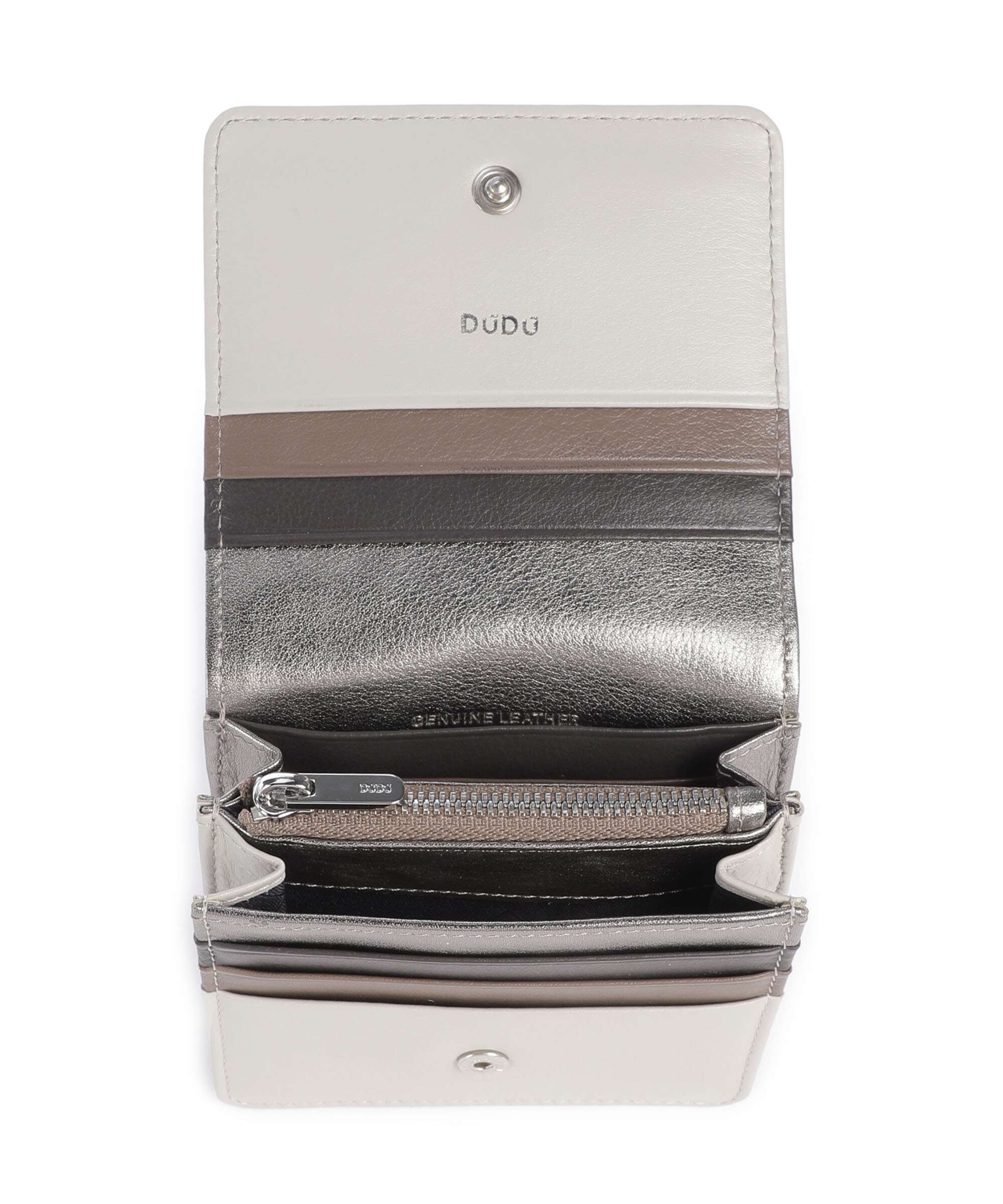 DuDu Bags Flores RFID Wallet dark silver