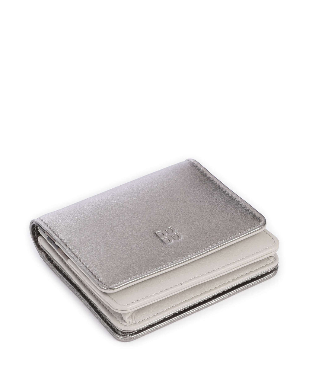 DuDu Bags Flores RFID Wallet dark silver
