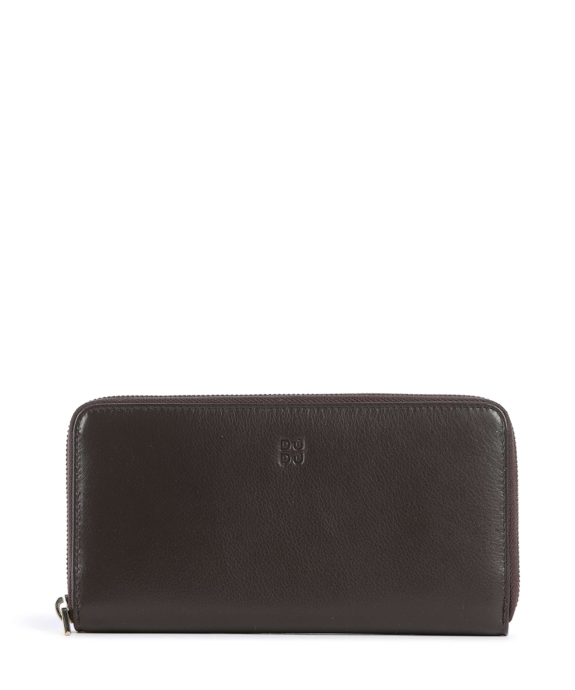 DuDu Bags Mauritius RFID Wallet coffee brown