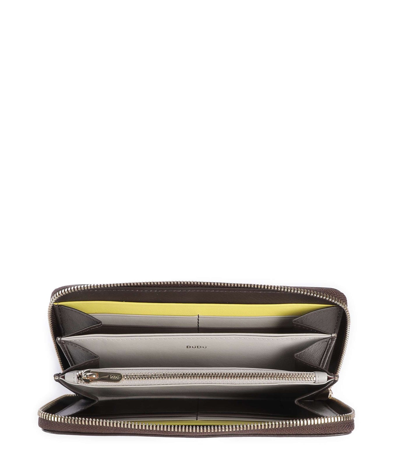 DuDu Bags Mauritius RFID Wallet coffee brown