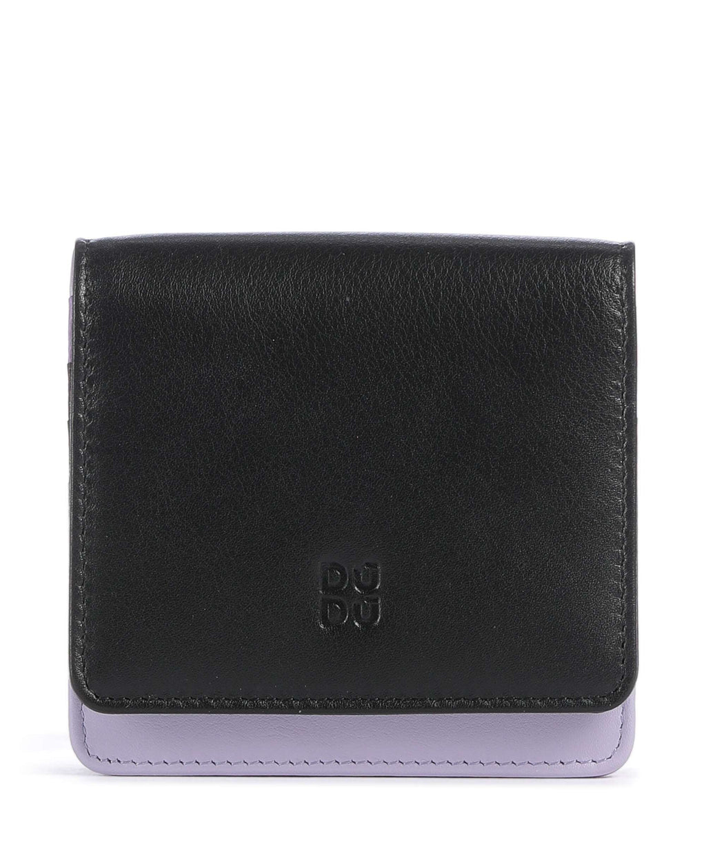 DuDu Bags Flores RFID Wallet black lavender