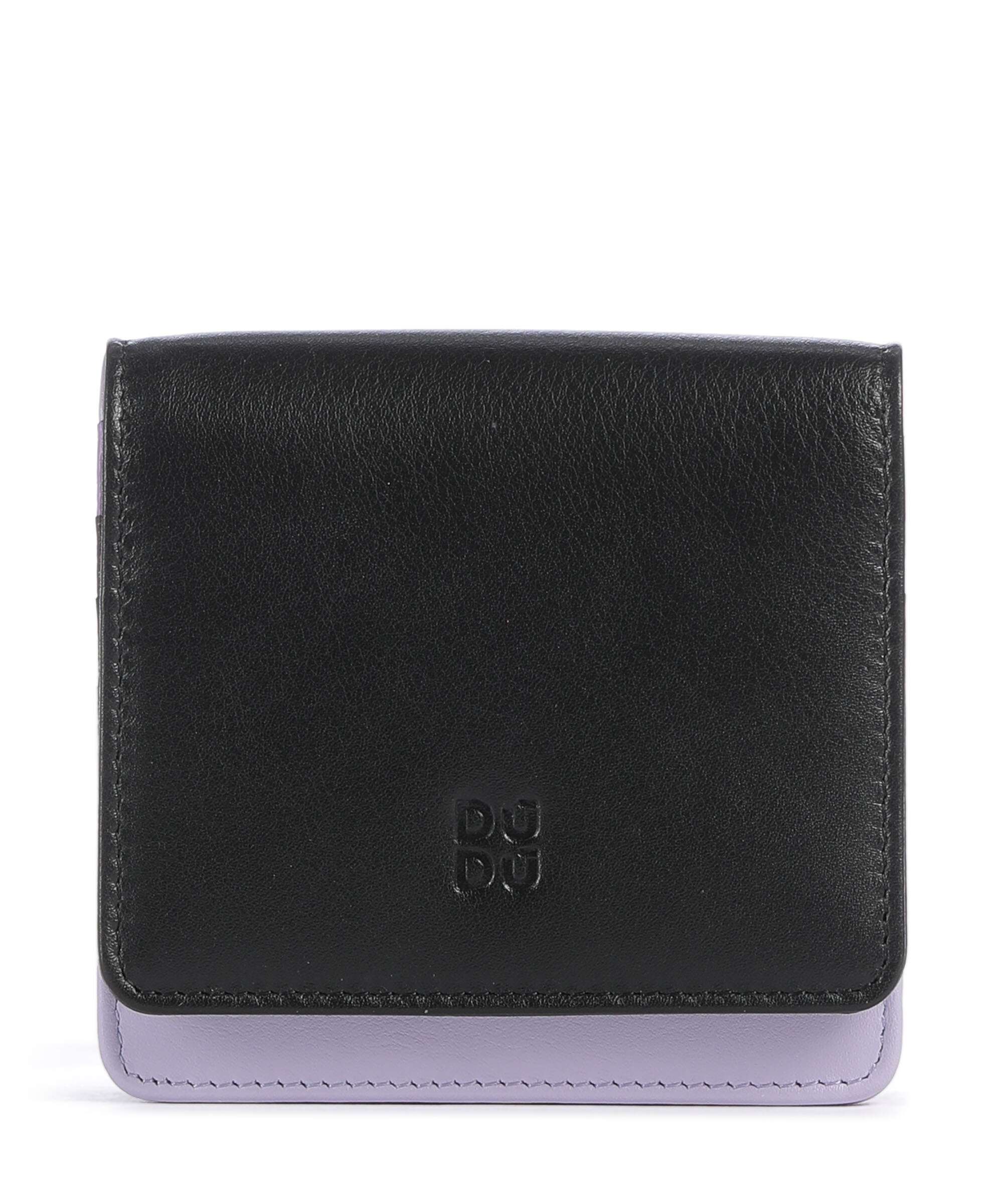 DuDu Bags Flores RFID Wallet black lavender