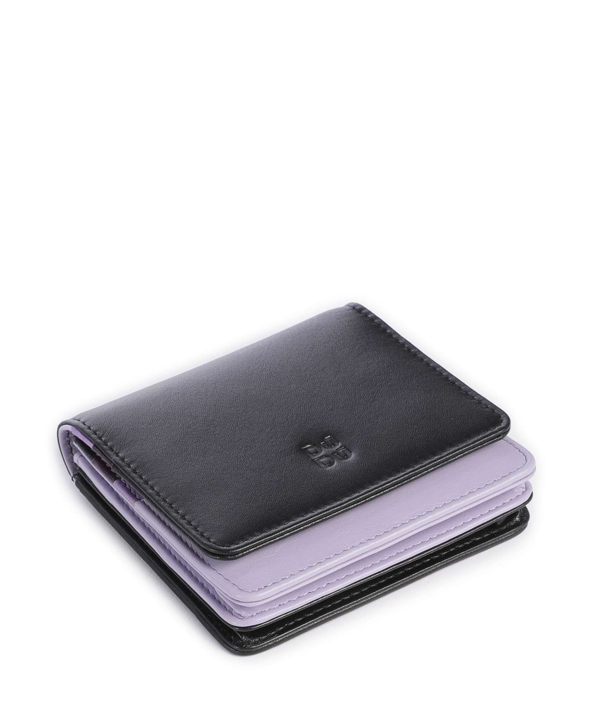 DuDu Bags Flores RFID Wallet black lavender