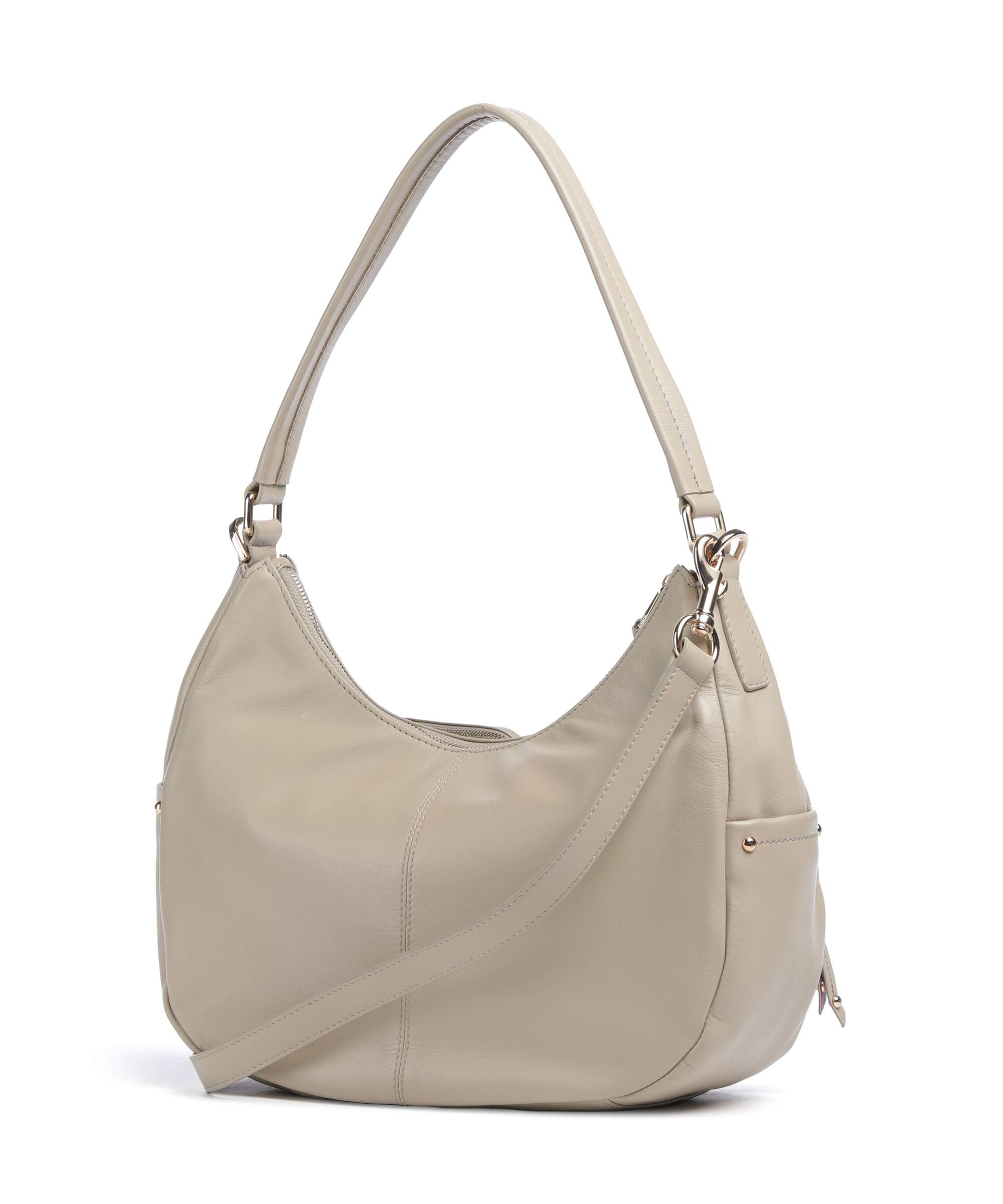 DuDu Bags Pocket City Hobo bag sand grey