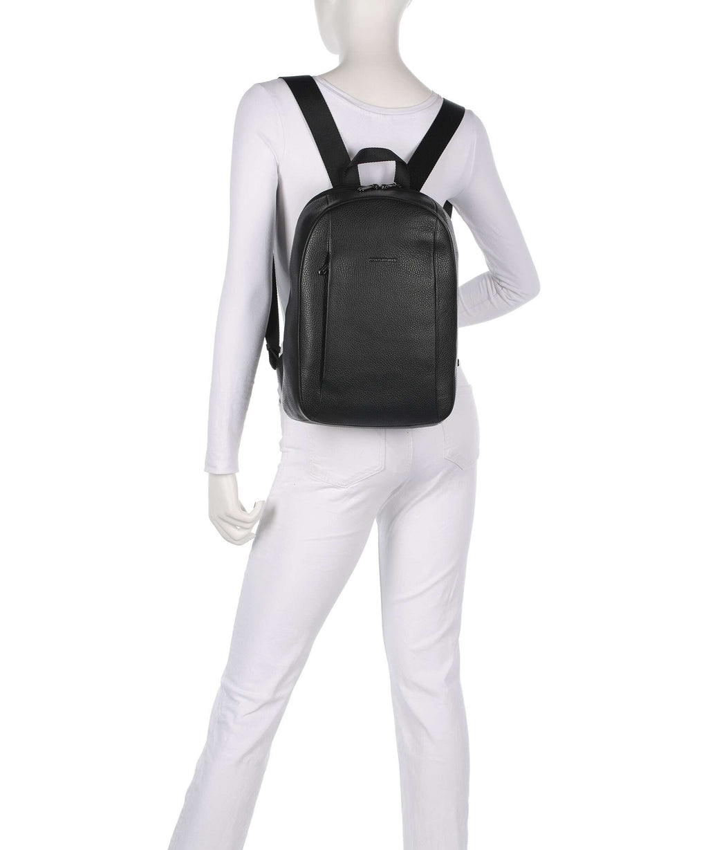 Mandarina Duck Mellow Leather Backpack nero