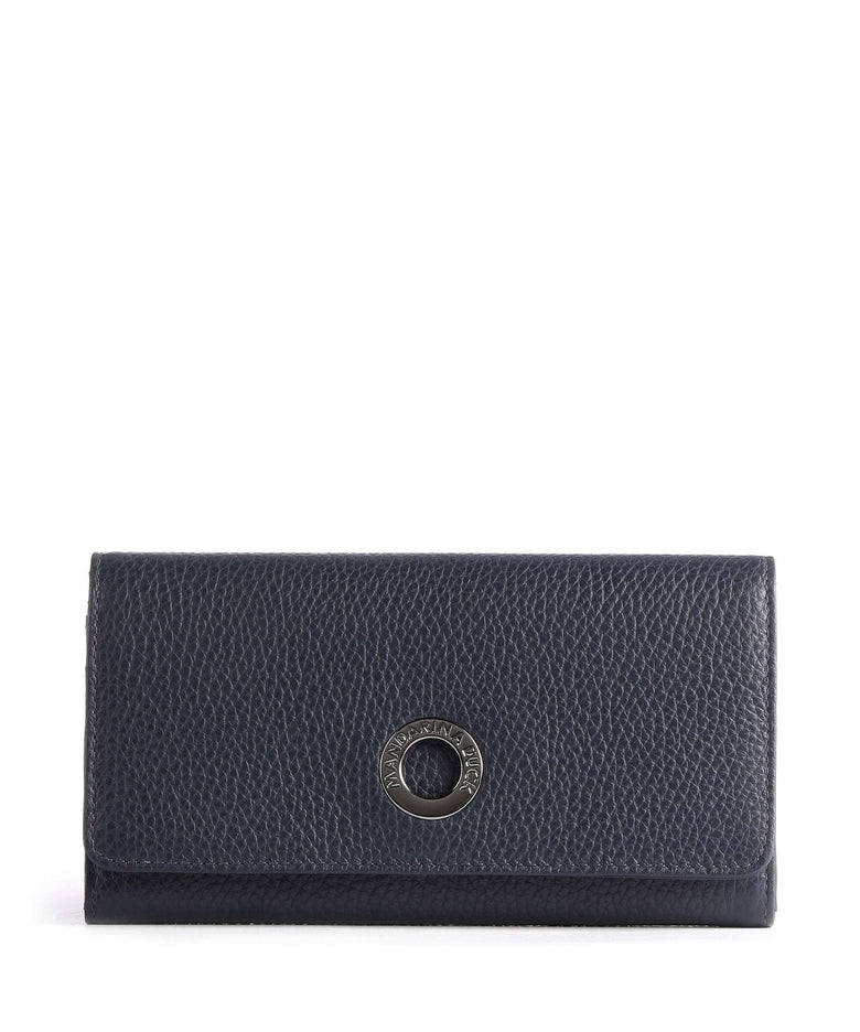 Mandarina Duck Mellow Leather Wallet dress blue