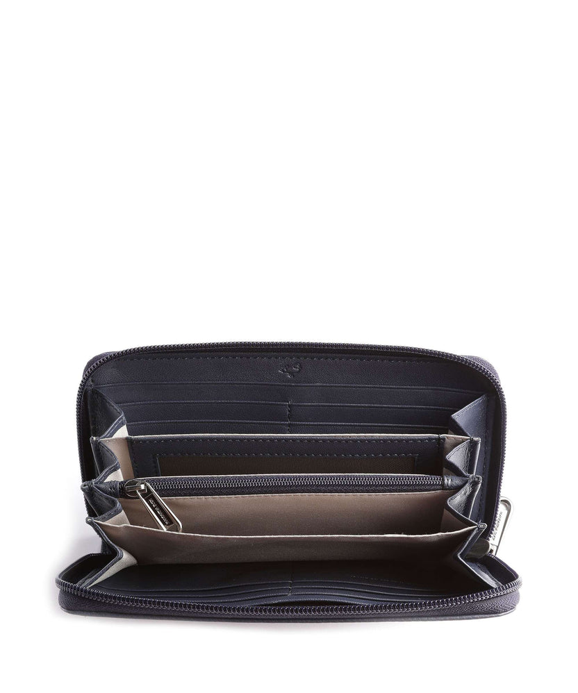 Mandarina Duck Mellow Leather Wallet dress blue