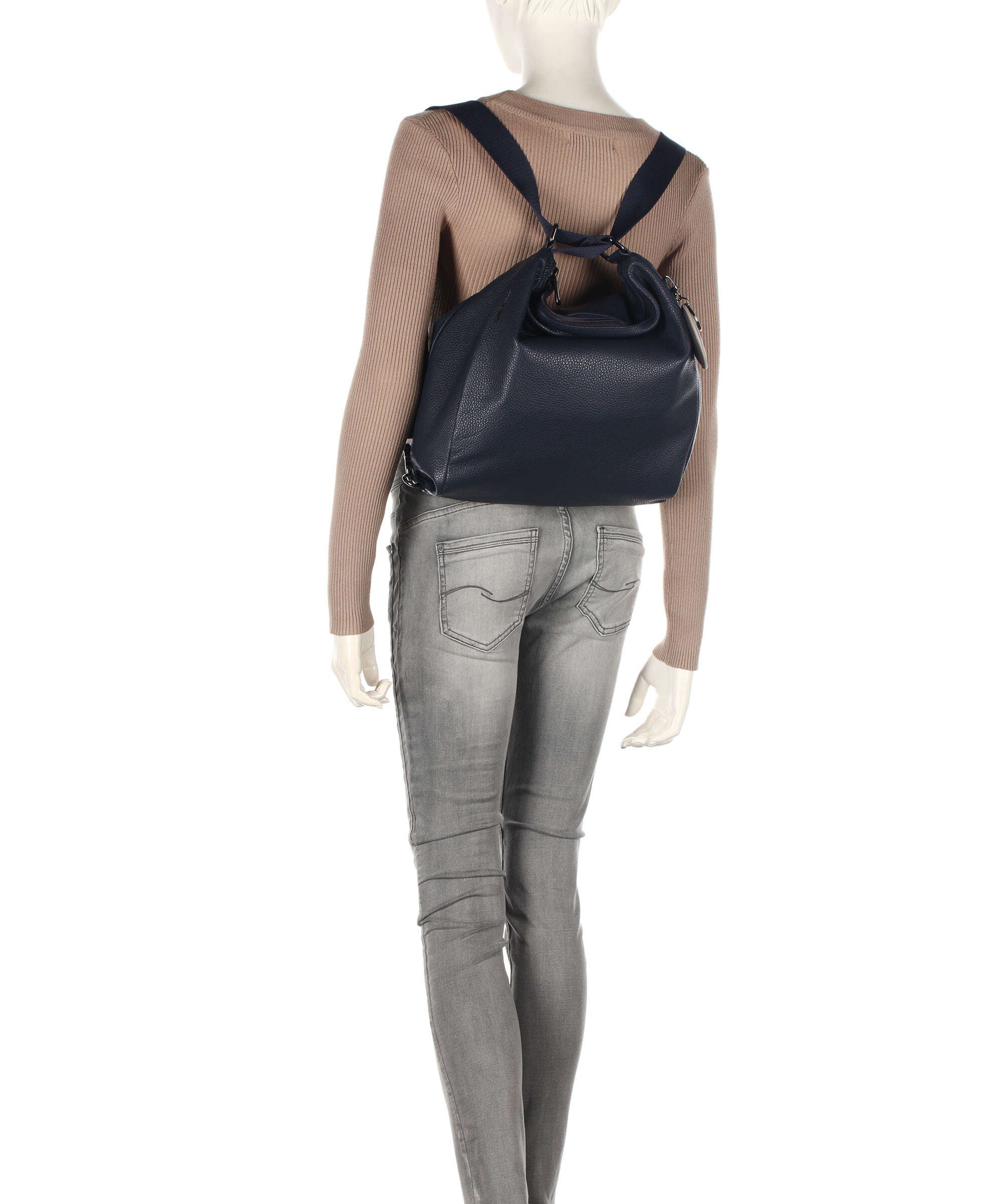 Mandarina Duck Mellow Leather Backpack bag dress blue