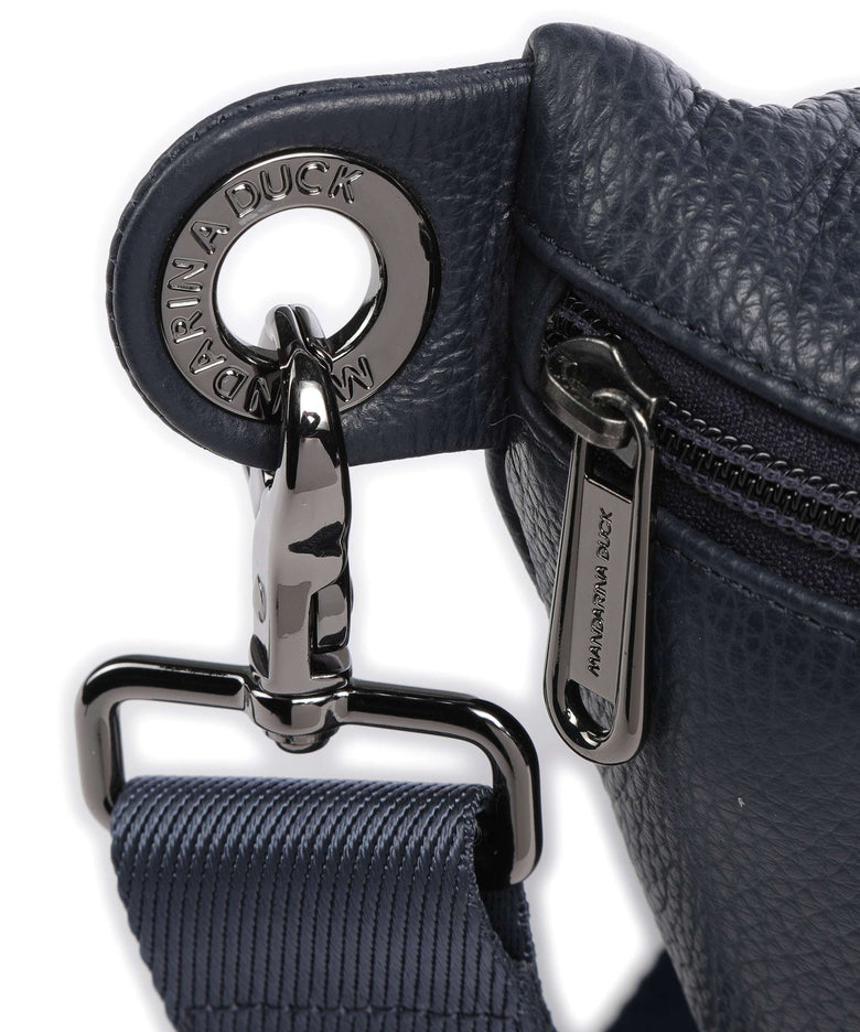 Mandarina Duck Mellow Leather Belt bag dress blue