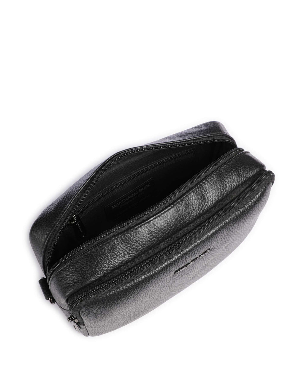 Mandarina Duck Mellow Leather Crossbody bag nero
