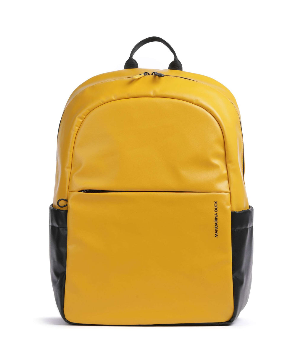 Mandarina Duck Eco Coated Laptop backpack duck yellow