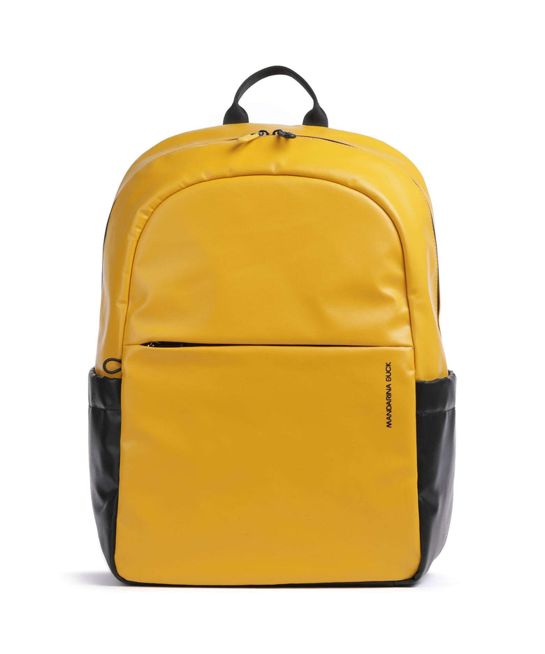 Mandarina Duck Eco Coated Laptop backpack duck yellow