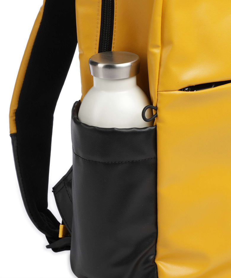 Mandarina Duck Eco Coated Laptop backpack duck yellow