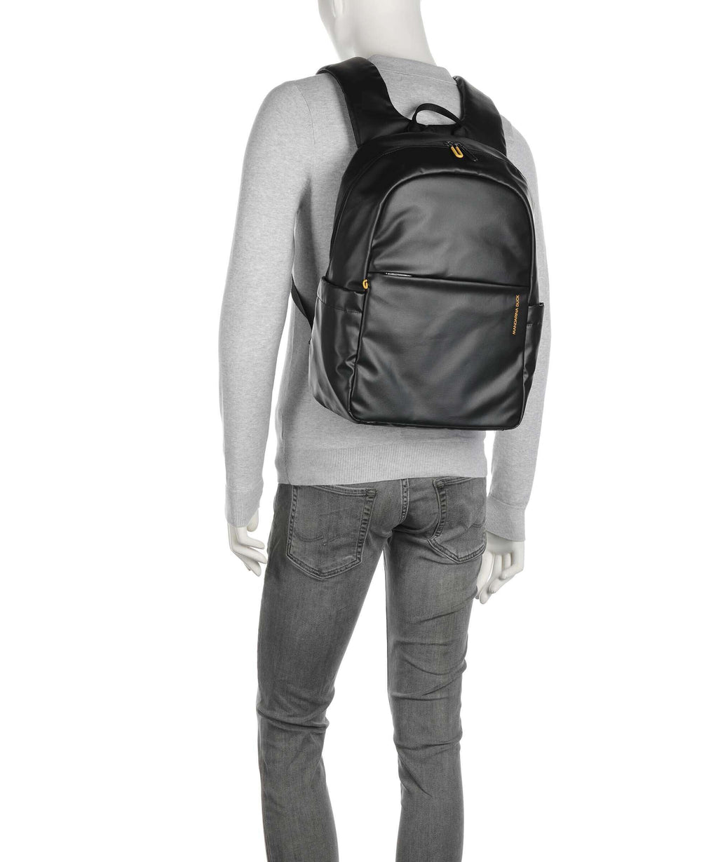 Mandarina Duck Coated Laptop backpack black