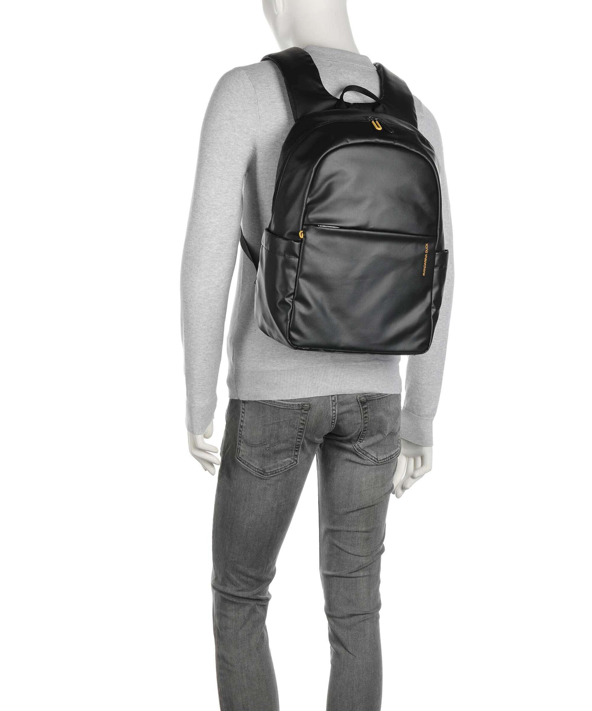 Mandarina Duck Coated Laptop backpack black