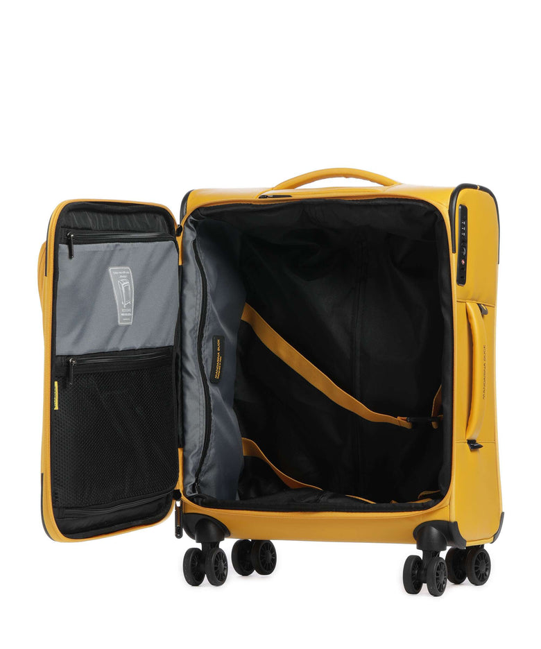 Mandarina Duck Eco Coated Spinner (4 wheels) duck yellow