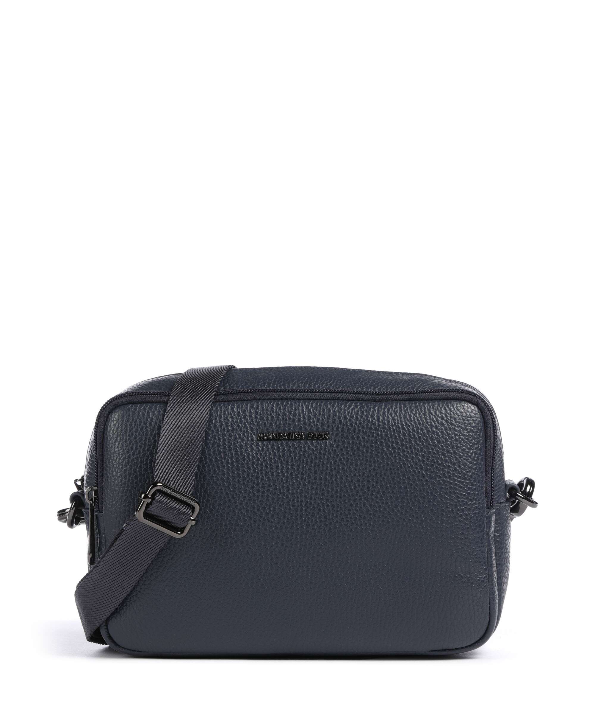Mandarina Duck Mellow Leather Crossbody bag dress blue