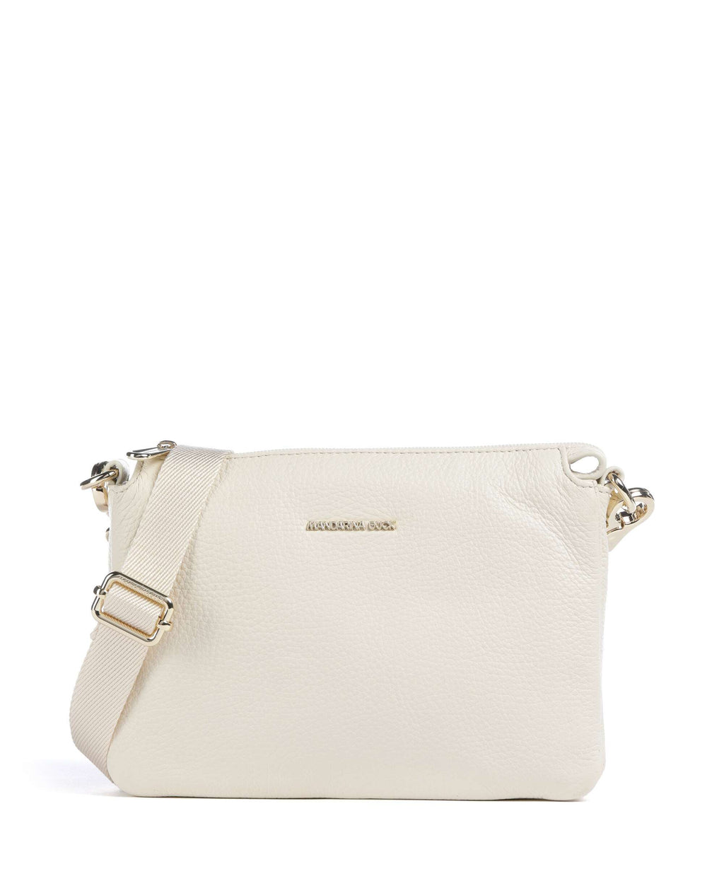 Mandarina Duck Mellow Leather Crossbody bag almond
