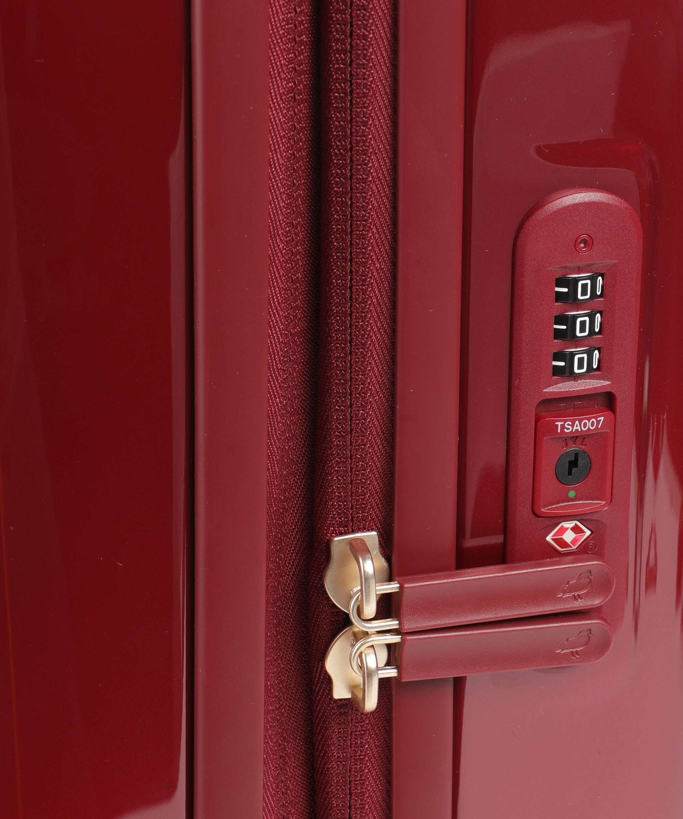 Mandarina Duck Logoduck+ Metal Spinner (4 wheels) red metal