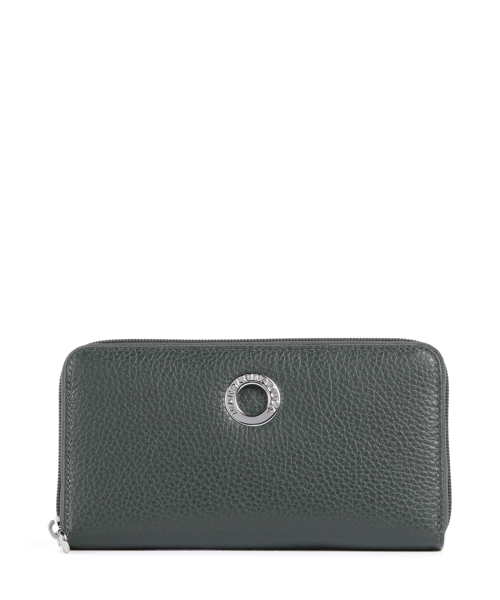 Mandarina Duck Mellow Leather Wallet pine green