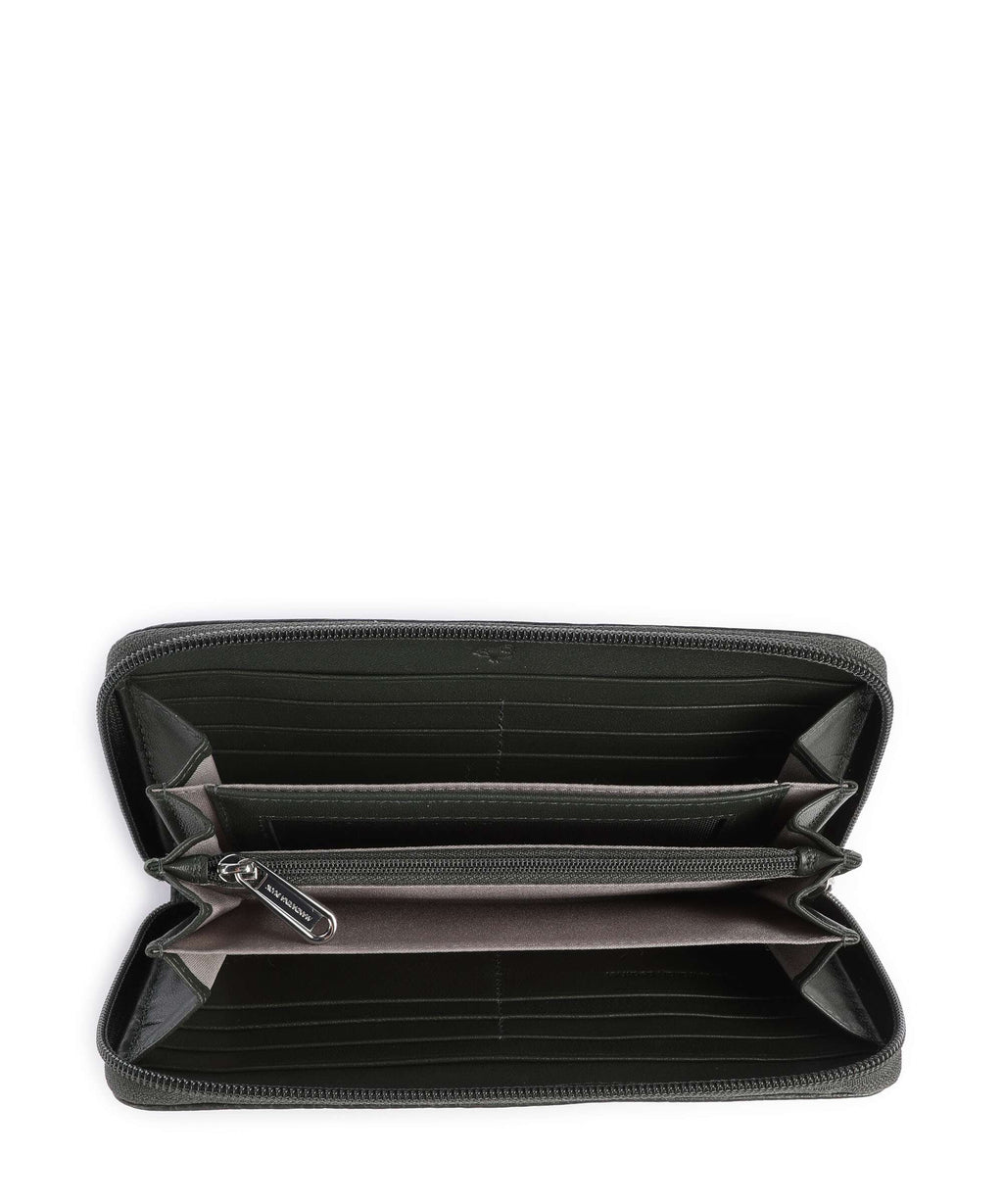 Mandarina Duck Mellow Leather Wallet pine green