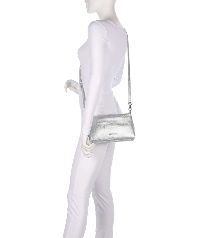 Mandarina Duck Mellow Metal Crossbody bag silver