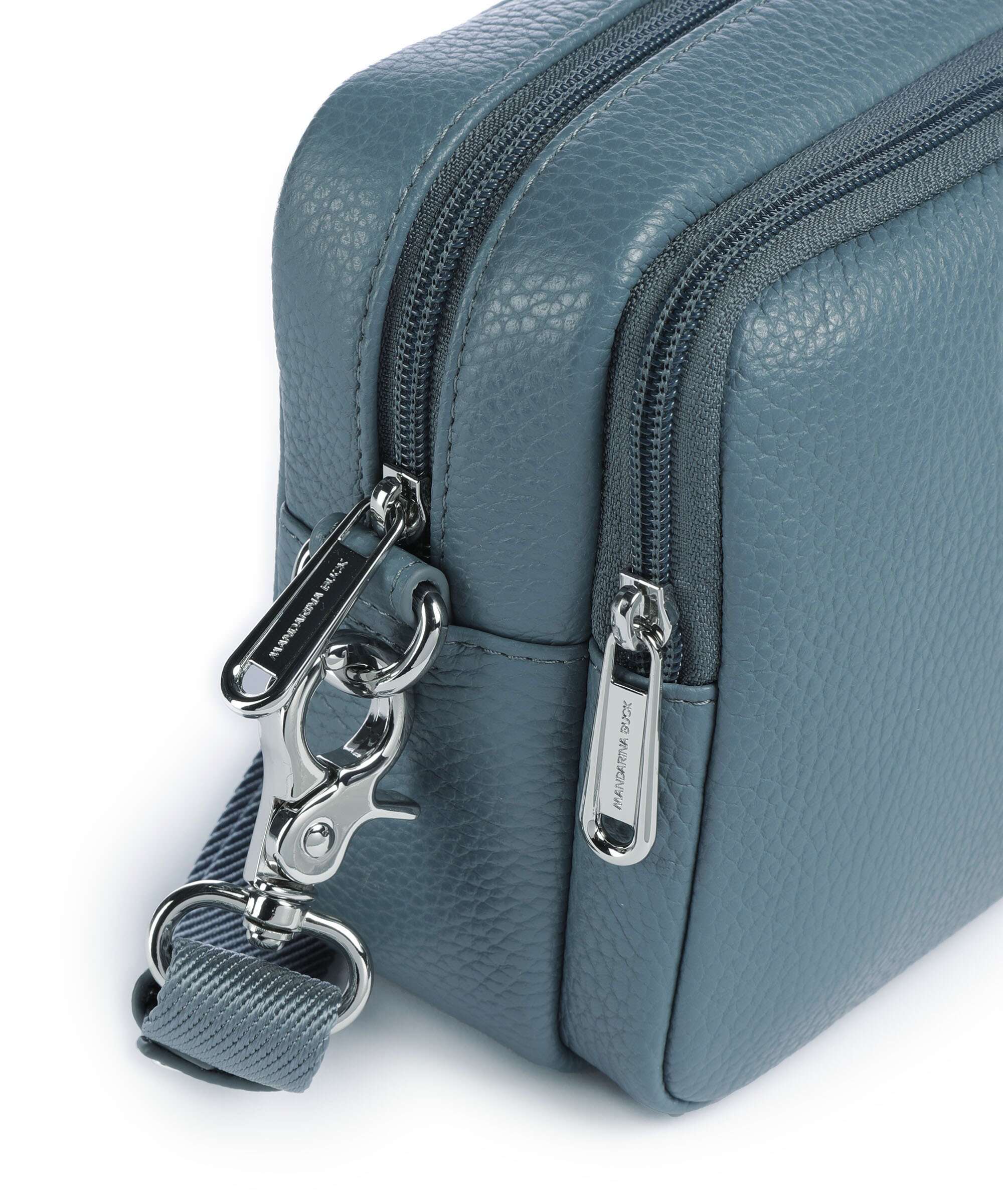 Mandarina Duck Mellow Leather Crossbody bag iron