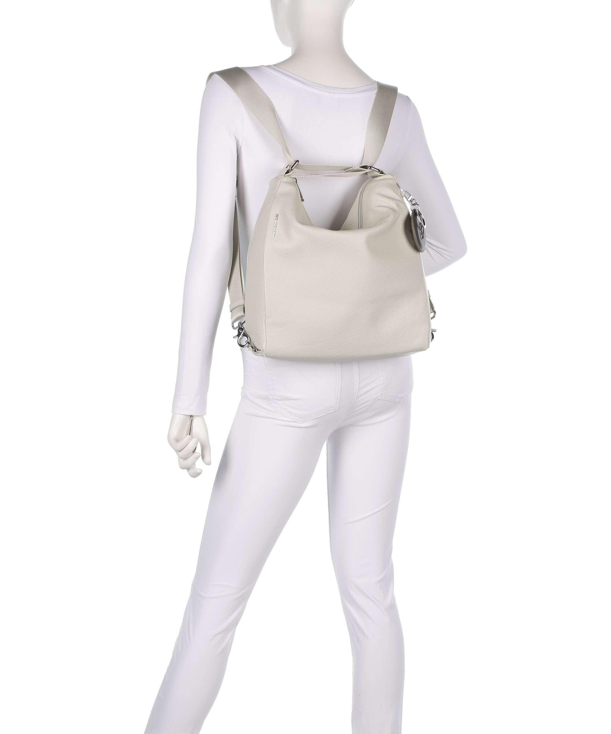 Mandarina Duck Mellow Leather Backpack bag cashmere