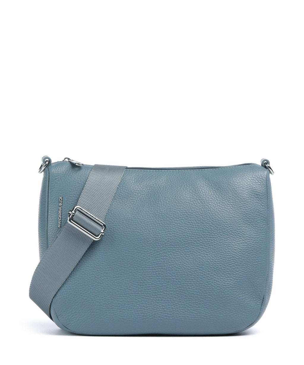 Mandarina Duck Mellow Leather Crossbody bag iron