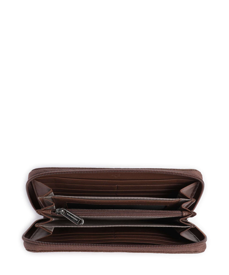 Mandarina Duck Mellow Leather Wallet milk chocolate
