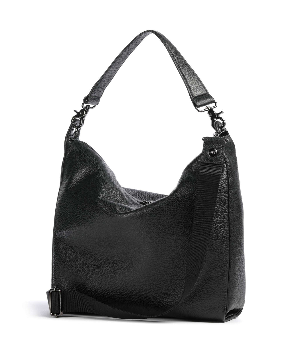 Mandarina Duck Mellow Leather Hobo bag nero
