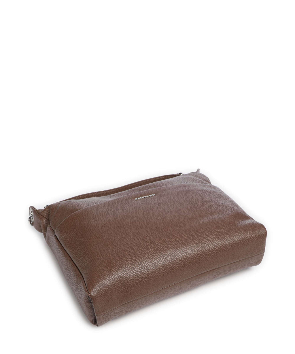 Mandarina Duck Mellow Leather Hobo bag milk chocolate