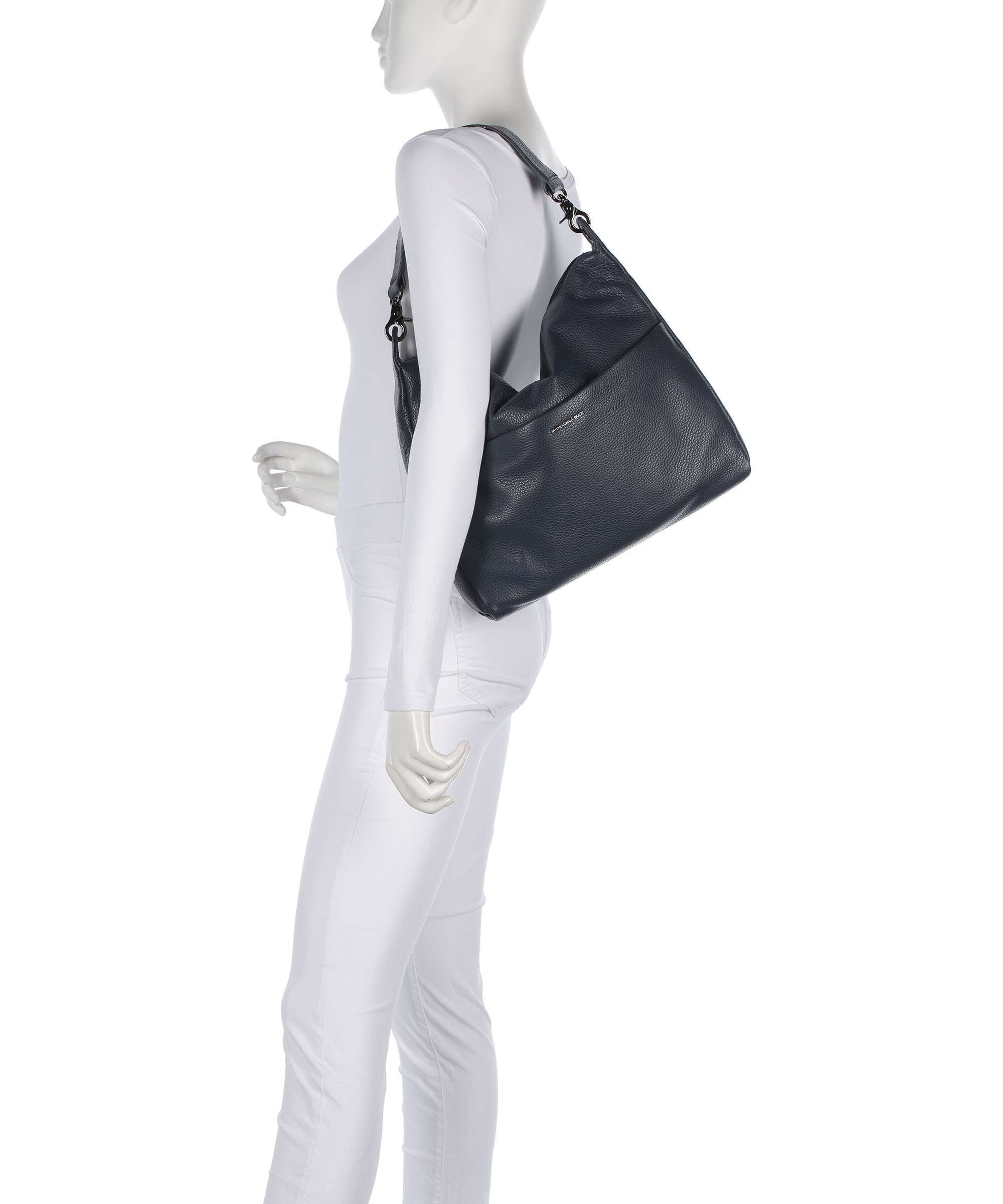 Mandarina Duck Mellow Leather Hobo bag dress blue