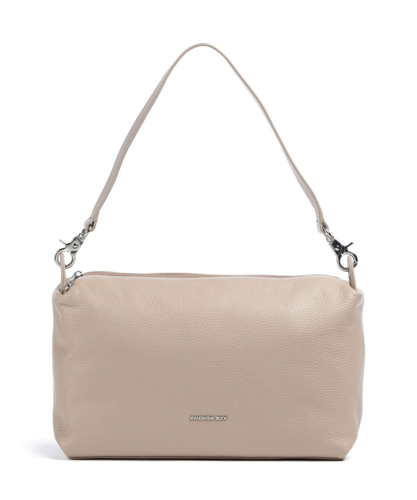 Mandarina Duck Mellow Leather Shoulder bag warm taupe