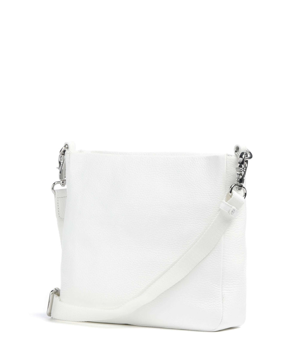Mandarina Duck Mellow Leather Crossbody bag blanc