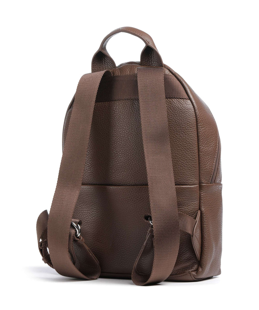 Mandarina Duck Mellow Leather Backpack milk chocolate