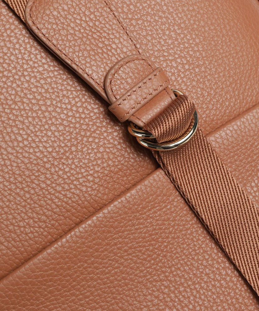 Mandarina Duck Mellow Leather Backpack pecan nut